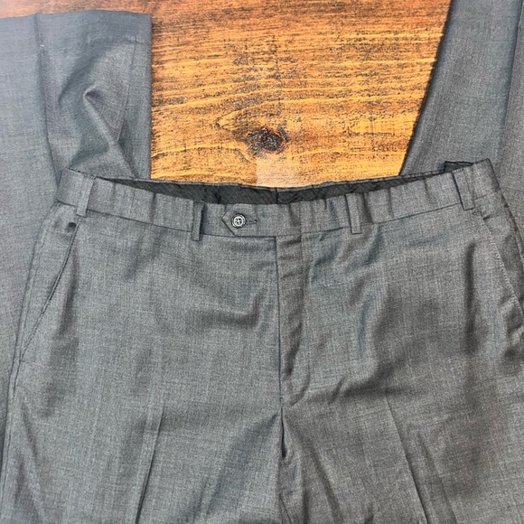 Lauren Ralph Lauren 100% Wool Lightweight Gray Suit Set   Mint Condition - Picture 11 of 14